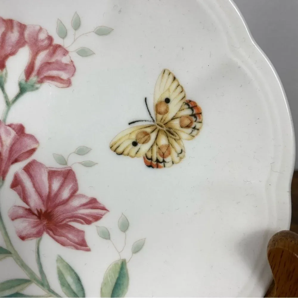 Lenox Butterfly Meadow party plate 6.5 inches round